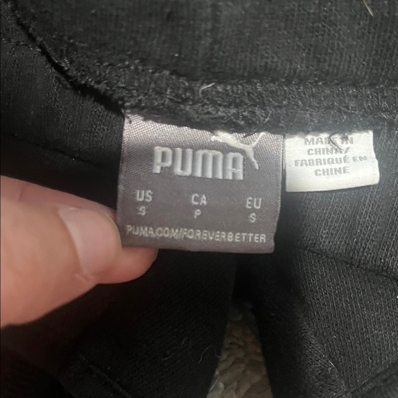Puma Black Athletic Shorts Mid-Thigh Length - Picture 2 of 3